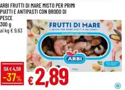 Galassia Arbi frutti di mare misto per primi piatti e antipasti con brodo di pesce offerta