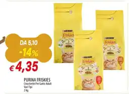 Galassia PURINA Friskies Crocchette Per Gatto Adult offerta