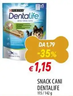 Galassia Snack cani PURINA DENTALIFE offerta