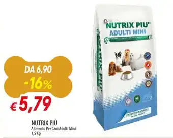 Galassia NUTRIX PIÙ Alimento Per Cani Adulti Mini offerta