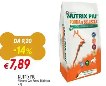 Galassia NUTRIX PIÙ Alimento Cani Forma E Bellezza offerta