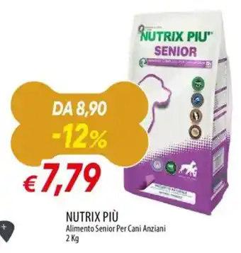 Galassia NUTRIX PIÙ Alimento Senior Per Cani Anziani offerta