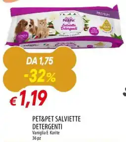 Galassia Pet&pet salviette detergenti offerta