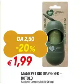 Galassia Magicpet bio dispenser + rotolo offerta