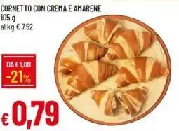 Galassia Cornetto con crema e amarene offerta