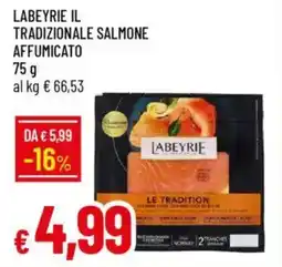 Galassia Labeyrie il tradizionale salmone affumicato offerta