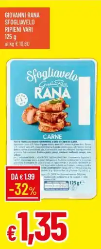 Galassia Giovanni rana sfogliavelo offerta