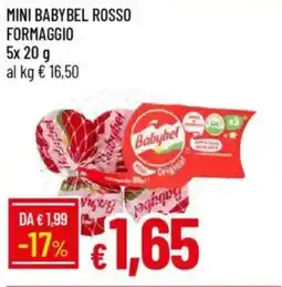 Galassia Mini babybel rosso formaggio offerta
