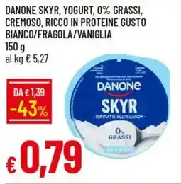 Galassia Danone skyr, yogurt offerta