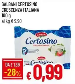 Galassia Galbani certosino crescenza italiana offerta
