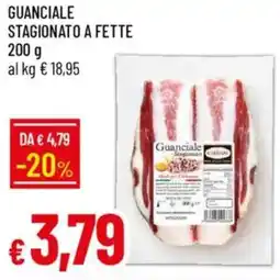 Galassia Guanciale stagionato a fette offerta