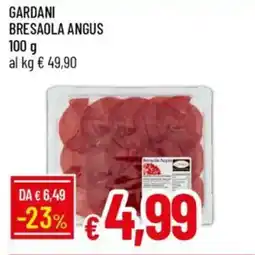 Galassia Gardani bresaola ANGUS offerta