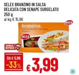 Galassia Selex branzino in salsa delicata con senape surgelato offerta