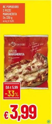 Galassia Re pomodoro 2 pizze margherita offerta