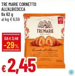 Galassia Tre marie cornetto all'albicocca offerta
