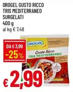 Galassia Orogel gusto ricco tris mediterraneo surgelati offerta