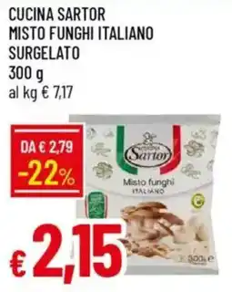 Galassia Cucina sartor misto funghi italiano surgelato offerta