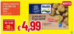 Galassia Frosta 12 polpette di salmone con spinaci offerta