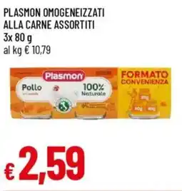 Galassia Plasmon omogeneizzati alla carne offerta