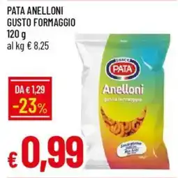 Galassia Pata anelloni gusto formaggio offerta