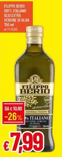Galassia Filippo berio 100% italiano olio extra vergine di oliva offerta