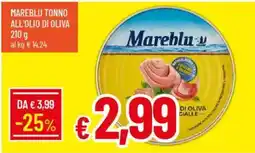 Galassia Mareblu tonno all'olio di oliva offerta