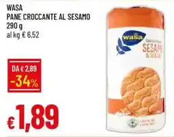 Galassia Wasa pane croccante al sesamo offerta