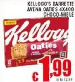 Sacoph Kellogg's barrette avena oaties choco-miele offerta