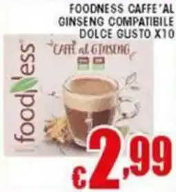 Sacoph Foodness caffe'al ginseng compatibile dolce gusto offerta