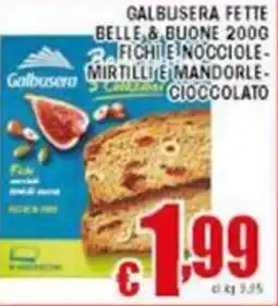 Sacoph Galbusera fette belle & buone offerta