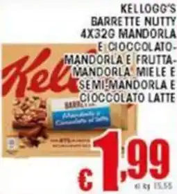 Sacoph Kellogg's barrette nutty offerta