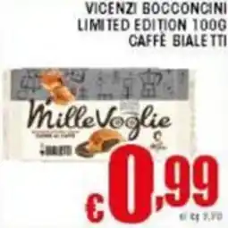 Sacoph Vicenzi bocconcini limited edition caffè bialetti offerta