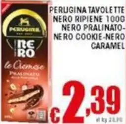 Sacoph Perugina tavolette nero ripiene offerta