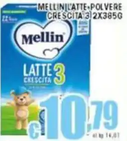 Sacoph Mellin latte polvere crescita 3 offerta