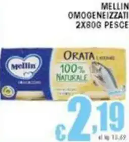 Sacoph Mellin omogeneizzati pesce offerta