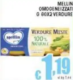 Sacoph Mellin omogeneizzati verdure offerta