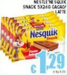 Sacoph Nestle nesquik snack cacao/ latte offerta