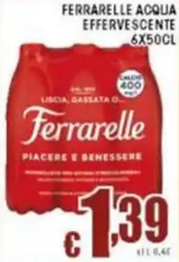 Sacoph Ferrarelle acqua effervescente offerta