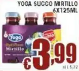 Sacoph Yoga succo mirtillo offerta