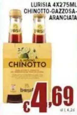 Sacoph Lurisia chinotto-gazzosa- aranciata offerta