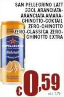 Sacoph San pellegrino latt aranciata offerta