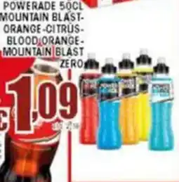 Sacoph Powerade mountain blast-orange-citrus-blood orange offerta