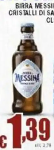 Sacoph Birra messina cristalli di sale offerta