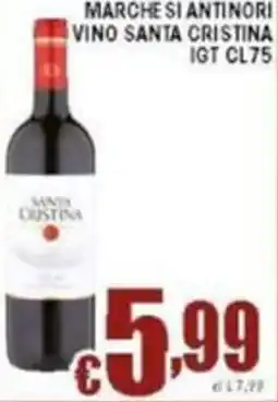 Sacoph Marche si antinori vino santa cristina igt offerta