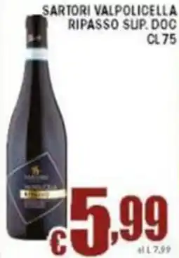 Sacoph Sartori valpolicella ripasso sup. doc offerta