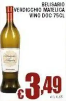 Sacoph Belisario verdicchio matelica vino doc offerta