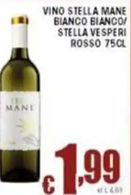 Sacoph Vino stella mane bianco bianco/ stella vesperi rosso offerta