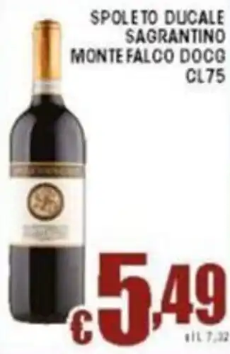 Sacoph Spoleto ducale sagrantino montefalco docg offerta