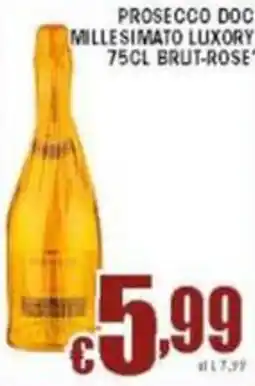 Sacoph Prosecco doc millesimato luxory brut-rose offerta
