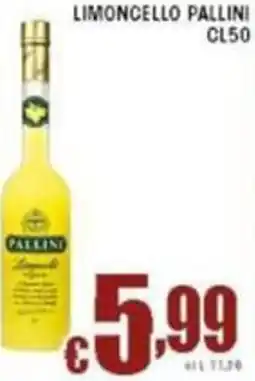 Sacoph Limoncello pallini offerta